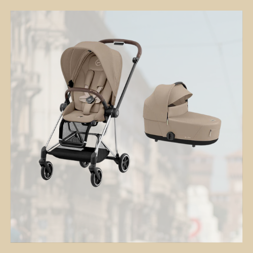 Cybex Mios Cozy Beige, Rosegold vázzal (babakocsi + mózes, kiállított)